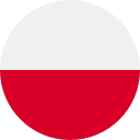Poland flag circle